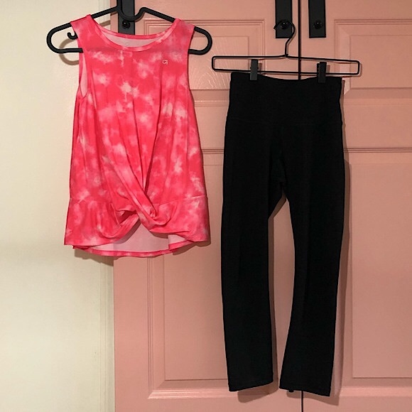 ✨2 Piece Gap - Old Navy Girl’s Workout✨ EUC - Like New ✨ Size 12-14/Girl’s XL ✨ - Picture 1 of 7